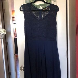 Navy formal type dress